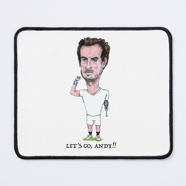 Item preview, Andy Murray pro tennis player caricature designed and sold by dizzycatbiz.