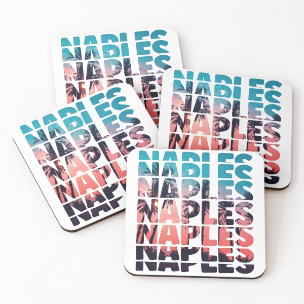 Item preview, Naples Beach Vacation Florida Ocean Palm Tree Summer Sunset designed and sold by MintedFresh.
