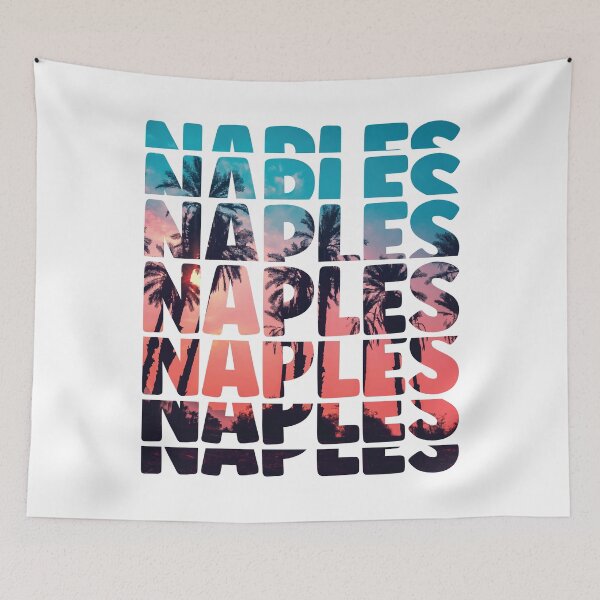 Item preview, Naples Beach Vacation Florida Ocean Palm Tree Summer Sunset designed and sold by MintedFresh.