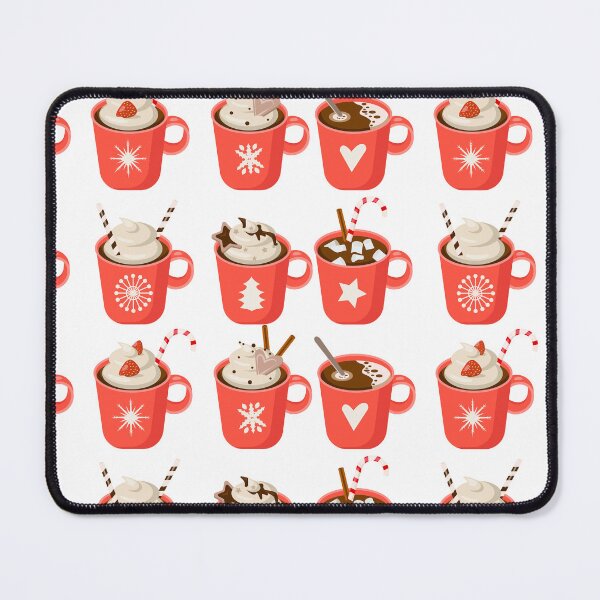 Item preview, Cute coffee hot cocoa pattern designed and sold by Mary Ladd.