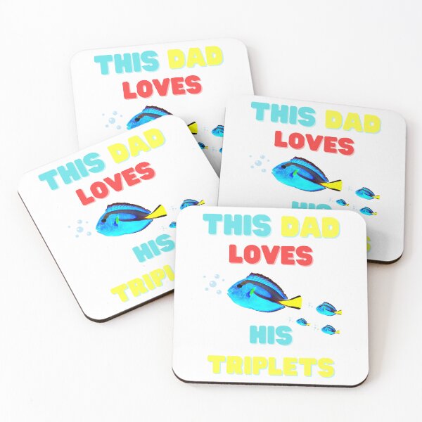 Item preview, This Dad Loves His Triplets designed and sold by Delnet ⭐⭐⭐⭐⭐.