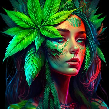 Ganja Medicine Goddess – Toker Poker – Morphis Art