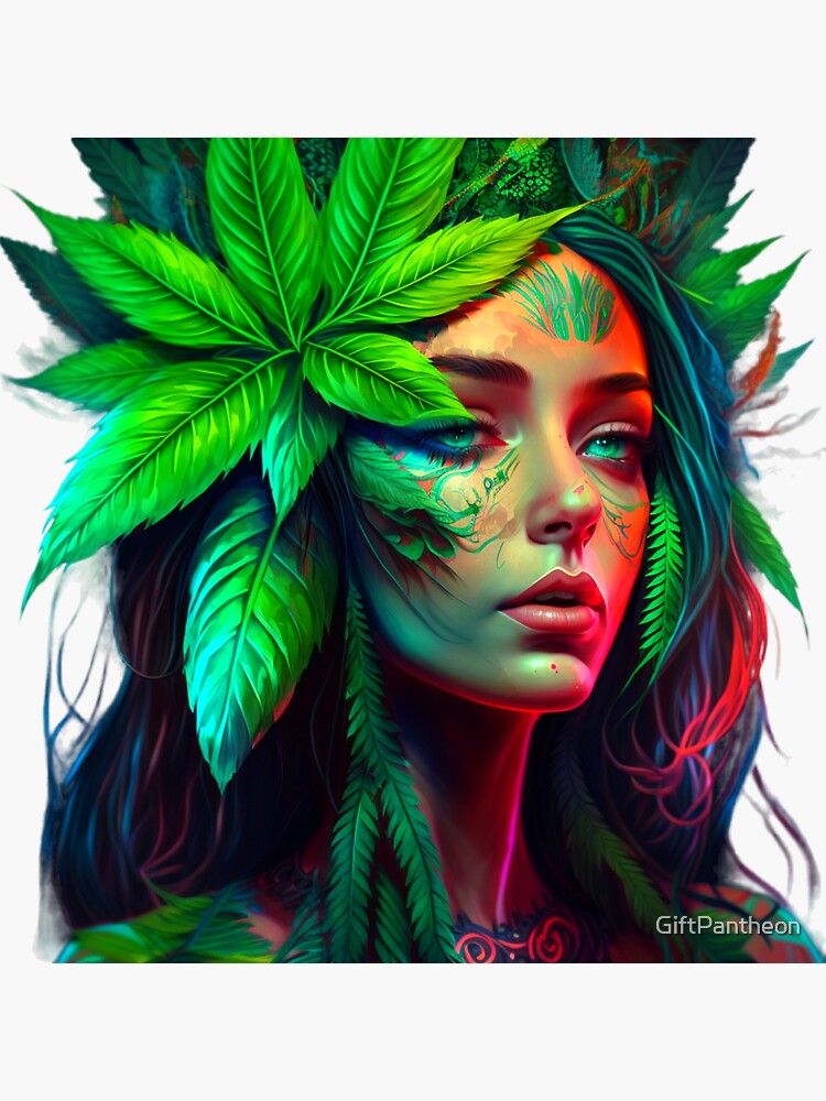 Ganja Medicine Goddess – Toker Poker – Morphis Art