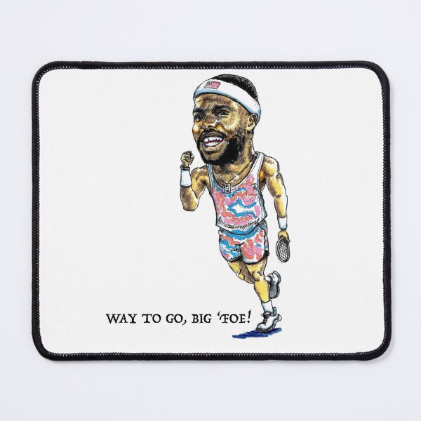 Item preview, Frances Tiafoe pro tennis player caricature designed and sold by dizzycatbiz.