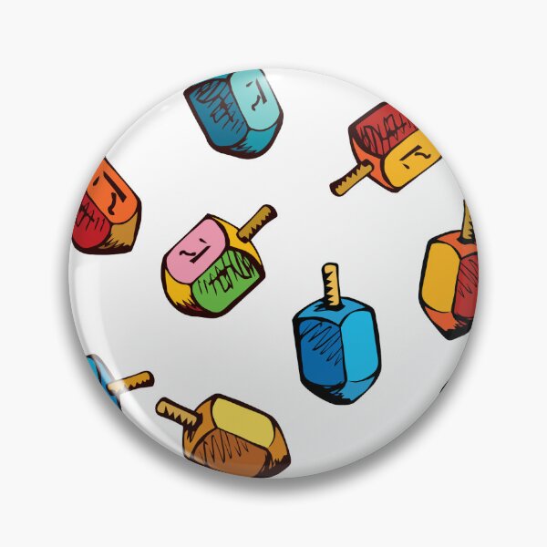 Item preview, Colorful Dreidel Pattern | Dreidel Puns | Dreidel Gifts | Dreidel Seamless Pattern designed and sold by Mary Ladd.