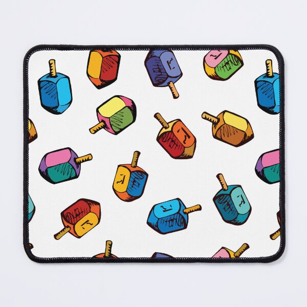 Item preview, Colorful Dreidel Pattern | Dreidel Puns | Dreidel Gifts | Dreidel Seamless Pattern designed and sold by Mary Ladd.