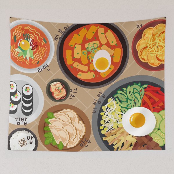 Item preview, Famous Korean food pack set  designed and sold by Kimchi-style-.