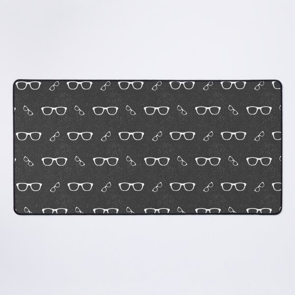 Item preview, Glasses Pattern | 8 White BG Black designed and sold by Oliveirallan.