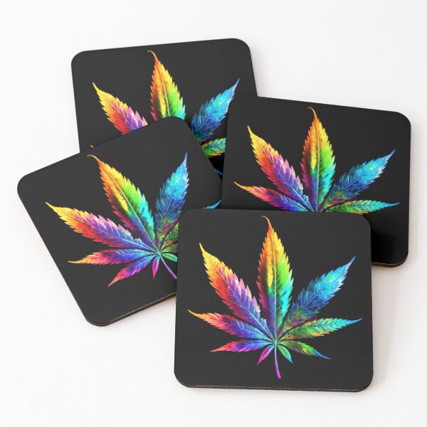 Item preview, Marijuana Leaf Neon Style designed and sold by GiftPantheon.