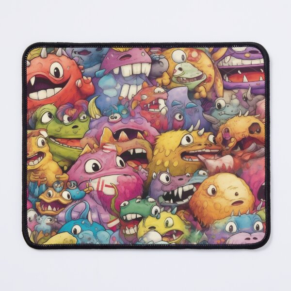 Item preview, A Bunch of Monsters in colorful world designed and sold by delroy66.