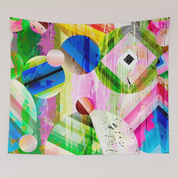 Item preview, Colorful Abstract Art designed and sold by stylebytara.