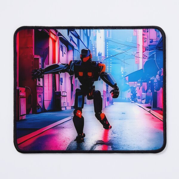 Item preview, Cyborg On Patrol in the Future designed and sold by EdwardMonet.