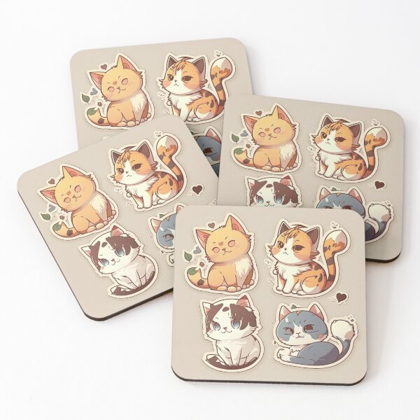Item preview, Cute Cats Packs lovers  designed and sold by verluxe.