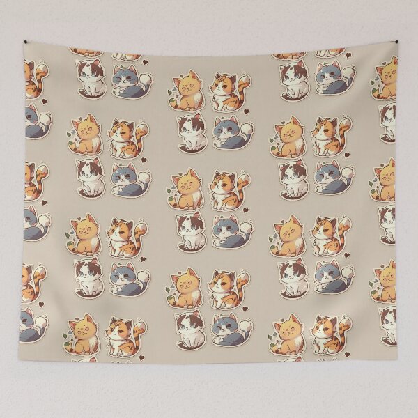 Item preview, Cute Cats Packs lovers  designed and sold by verluxe.