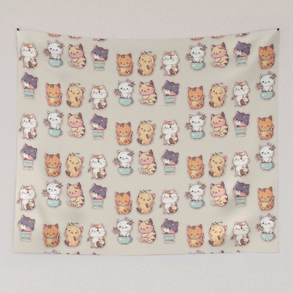 Item preview, Cute Cats Packs lovers  designed and sold by verluxe.