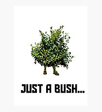 Fortnite Bush Photographic Print