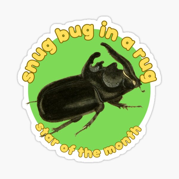 snug as a bug in a rug - Bedtime - Sticker