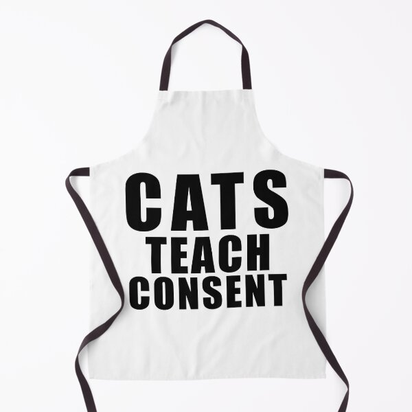 Item preview, Cats teach consent - funny cat saying designed and sold by yoshra.