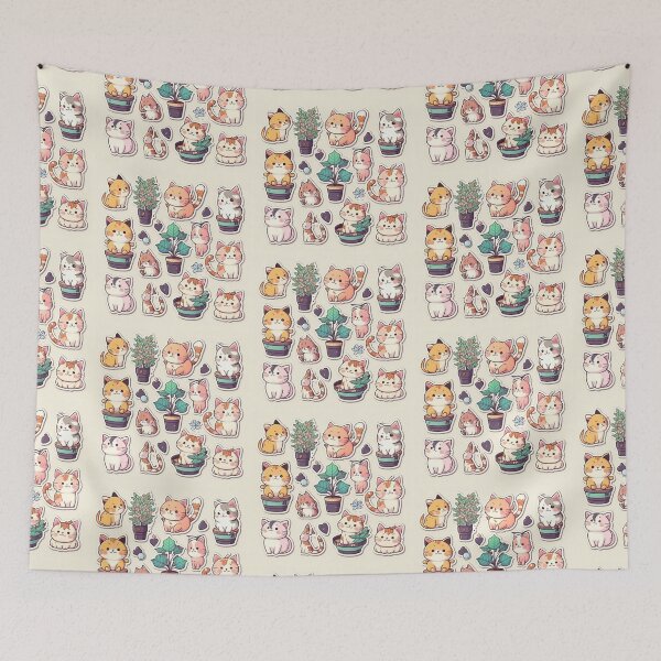 Item preview, Cute Cats Packs lovers  designed and sold by verluxe.
