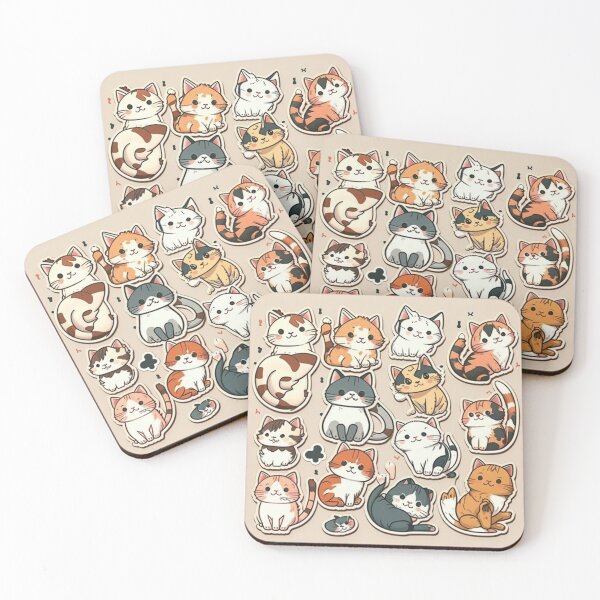 Item preview, Cute Cats Packs lovers  designed and sold by verluxe.