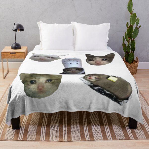 Item preview, Funny crying cat meme pack cat lover designed and sold by Ozzy Meme ⭐⭐⭐⭐⭐.