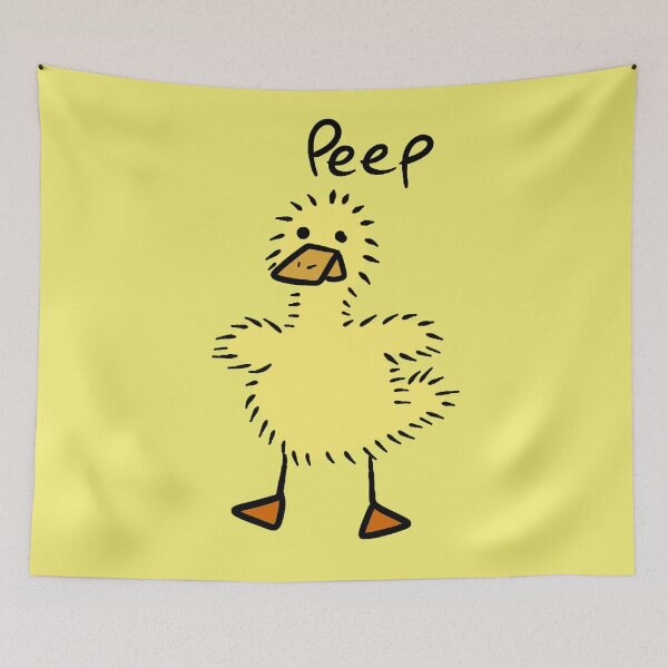 Item preview, Scruffy Duckling Saying Peep designed and sold by SaradaBoru.