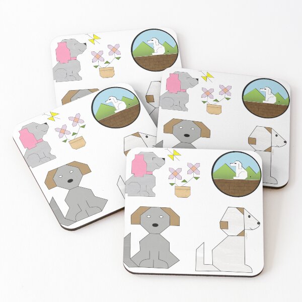 Item preview, travel pack dog stickers designed and sold by E.D.CH designs..