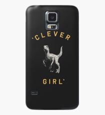 Kluges Mädchen - dunkel Hülle & Klebefolie für Samsung Galaxy