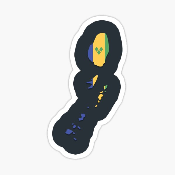 Item preview, Saint Vincent and Grenadines designed and sold by FlatFlags.