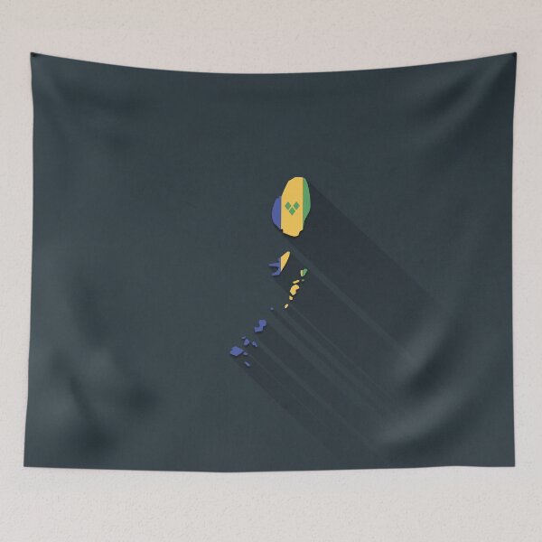 Item preview, Saint Vincent and Grenadines designed and sold by FlatFlags.