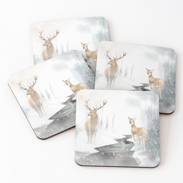 Item preview, Gazelle in the snow designed and sold by TheGrandShopart.