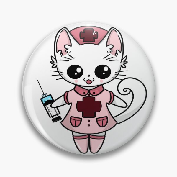 Item preview, Kitty Nurse designed and sold by Cryptidkittyart.