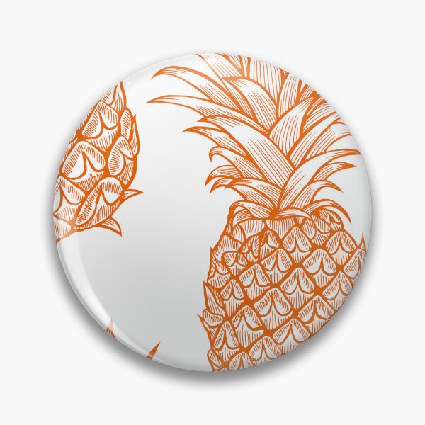 Item preview, Orange Pineapple Pattern designed and sold by KatsCanvas.