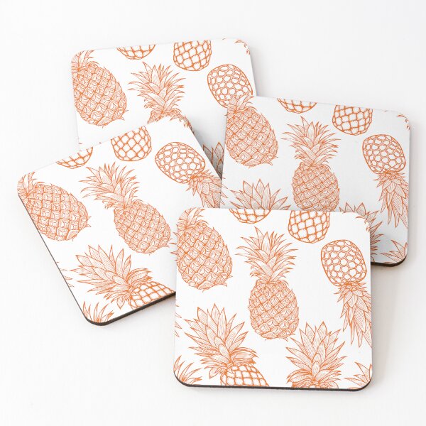 Item preview, Orange Pineapple Pattern designed and sold by KatsCanvas.