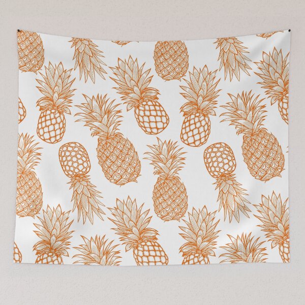 Item preview, Orange Pineapple Pattern designed and sold by KatsCanvas.