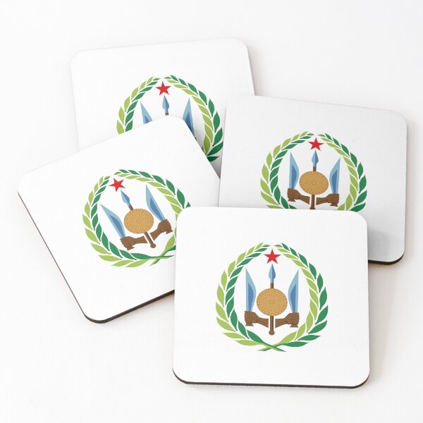 Item preview, National Emblem of Djibouti, Country Coat of Arms designed and sold by webdango.