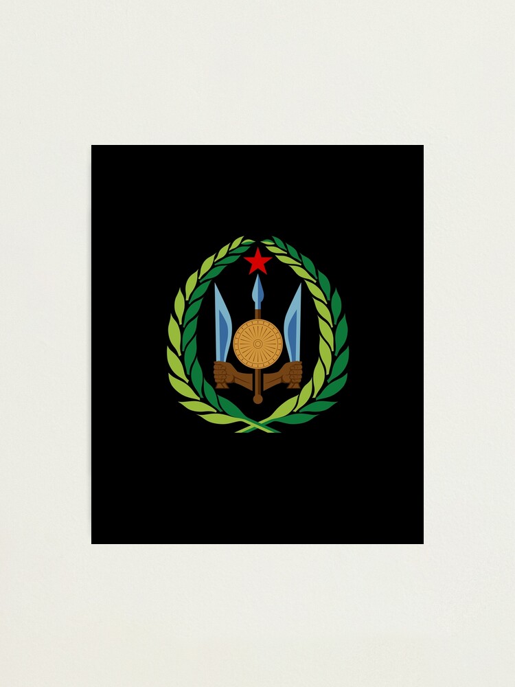 National Emblem Of Djibouti, Country Coat Of Arms" Photographic Print For Sale By Webdango