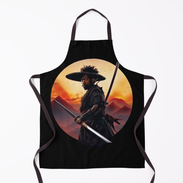 Item preview, Afrofuturism Samurai Warrior w/Sunset designed and sold by SurrealeyeSEA.