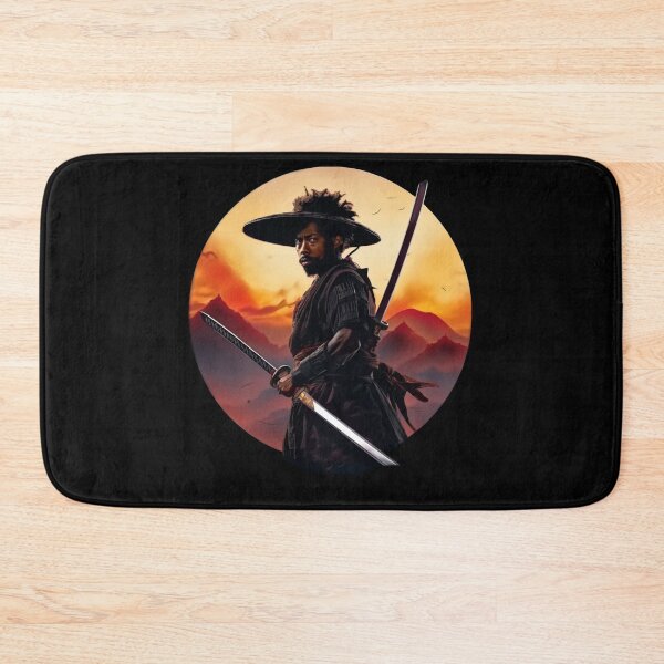 Item preview, Afrofuturism Samurai Warrior w/Sunset designed and sold by SurrealeyeSEA.