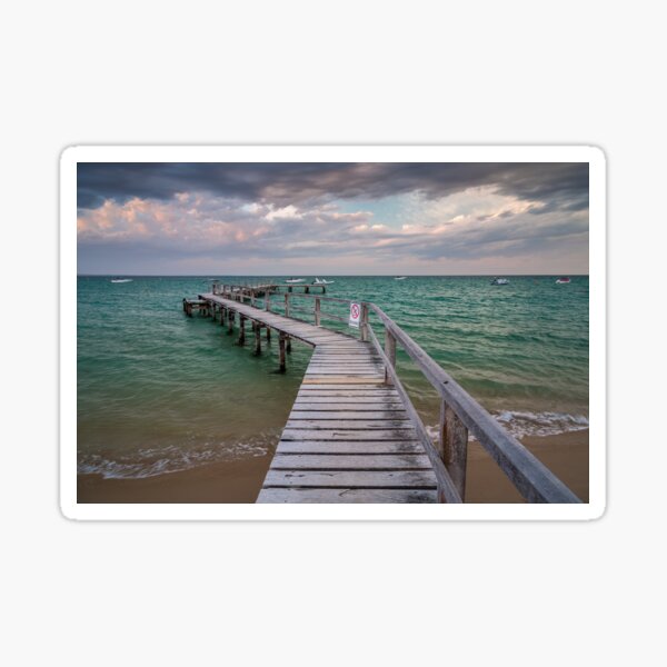 Shelley Beach Jetty, Portsea Sticker