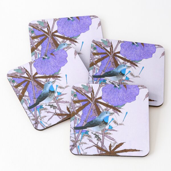 Item preview, Lilac Bird with Flowers designed and sold by notsweettea.