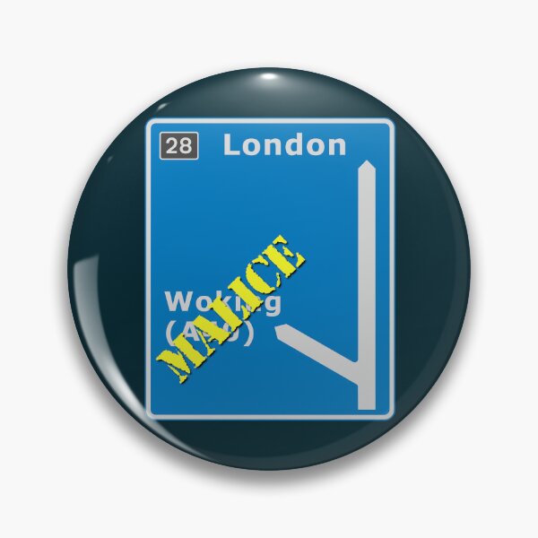 Item preview, TOWN CALLED MALICE London Classic Retro Jam mod ROAD SIGN designed and sold by ModSupporters.