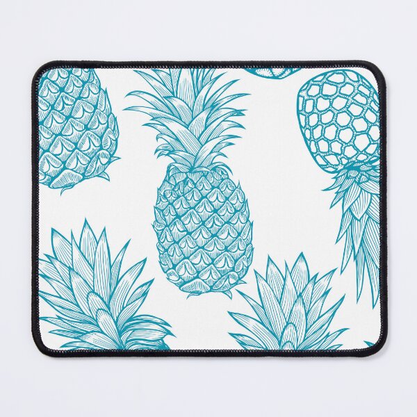Item preview, Blue Pineapple Pattern designed and sold by KatsCanvas.