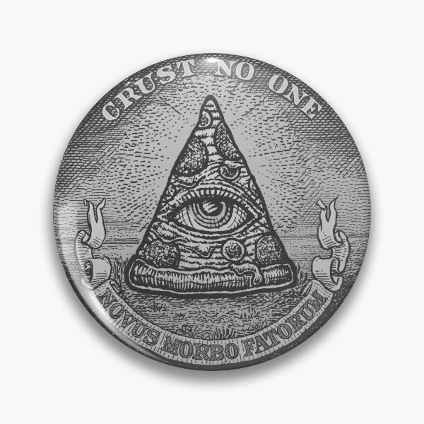 Item preview, Illuminati Pizza Slice Eye designed and sold by Roberto Jaras Lira.