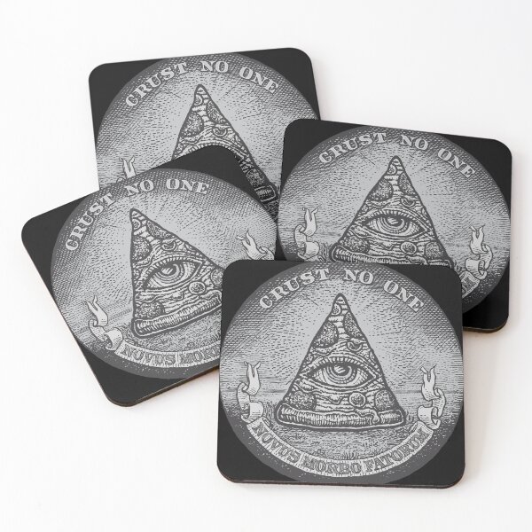 Item preview, Illuminati Pizza Slice Eye designed and sold by Roberto Jaras Lira.