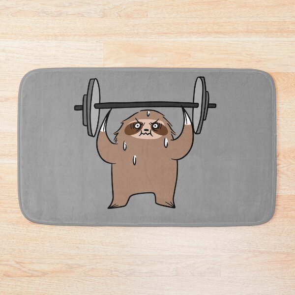 Item preview, Sloth Lifting a Barbell designed and sold by SaradaBoru.