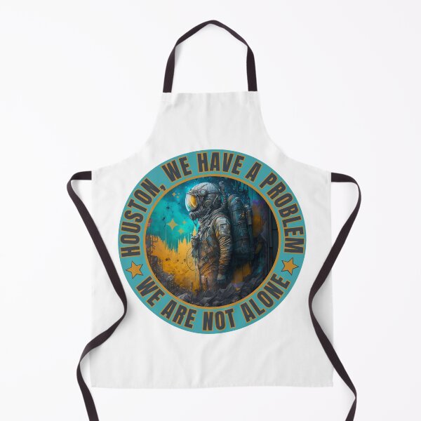 Item preview, T-shirt astronaut - Houston, we have a problem, we are not alone designed and sold by relso.
