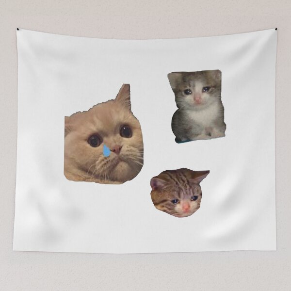 Item preview, Screaming Crying Cat Meme Face Pack Gif  designed and sold by Ozzy Meme ⭐⭐⭐⭐⭐.
