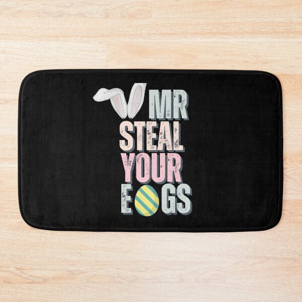 Item preview, Mr Steal Your Eggs -Funny Quote- designed and sold by SunnyDayPrints.