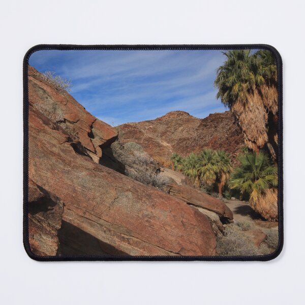 Item preview, Desert Rockscape with Fan Palms designed and sold by outdoorstudio.